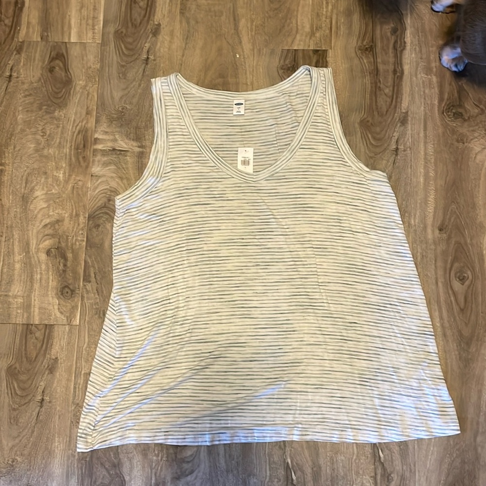 Luxe striped tank